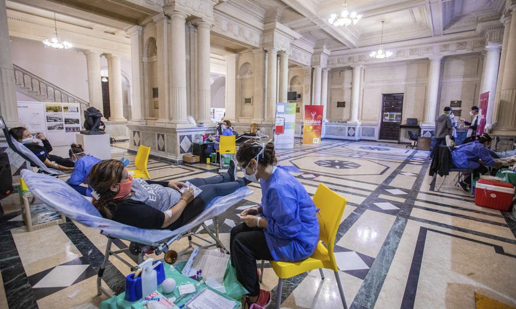 Coronavirus: la UNL fue sede de una nueva jornada de donación de sangre