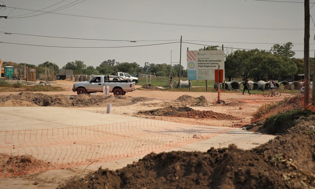 Perotti y Katopodis recorrieron obras que Nación ejecuta en las ciudades de Santa Fe y Esperanza