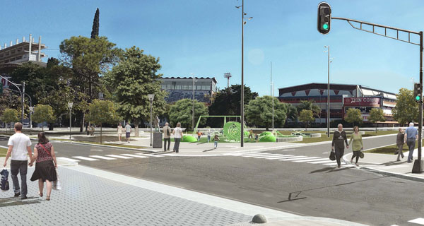 Construirán una nueva rotonda en Avenida Freyre y Bulevar Pellegrini