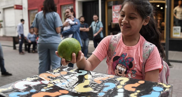 Promueven el consumo de frutas y verduras en la ciudad de Santa Fe