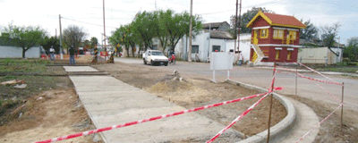 Obras de infraestructura urbana en San Cristóbal