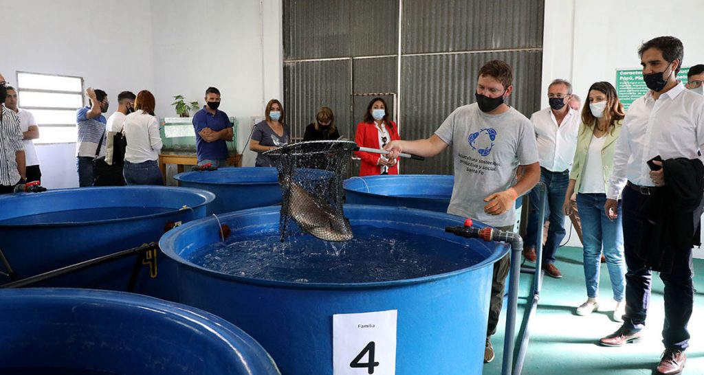 En Monte Vera se inauguró la Unidad Demostrativa Agroecológica y Piscícola santafesina