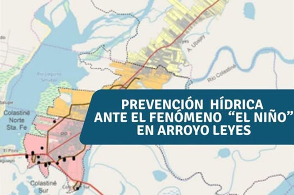 En Arroyo Leyes se puso en marcha el plan de prevención hídrica ante el posible arribo del fenómeno “El Niño”