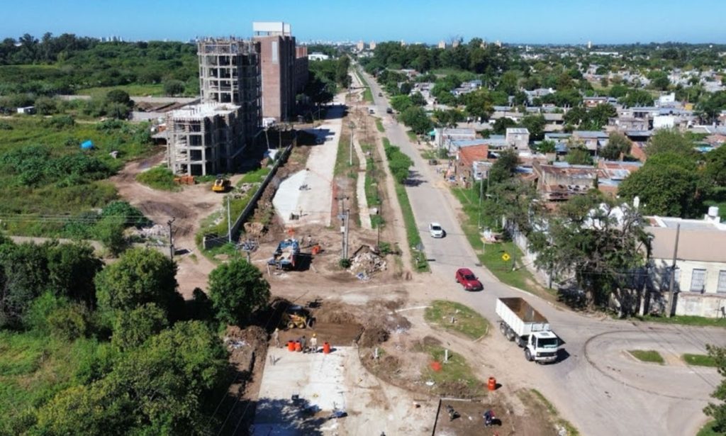 Los vecinos ya disfrutan del mejoramiento urbano en avenidas claves de la ciudad de Santa Fe