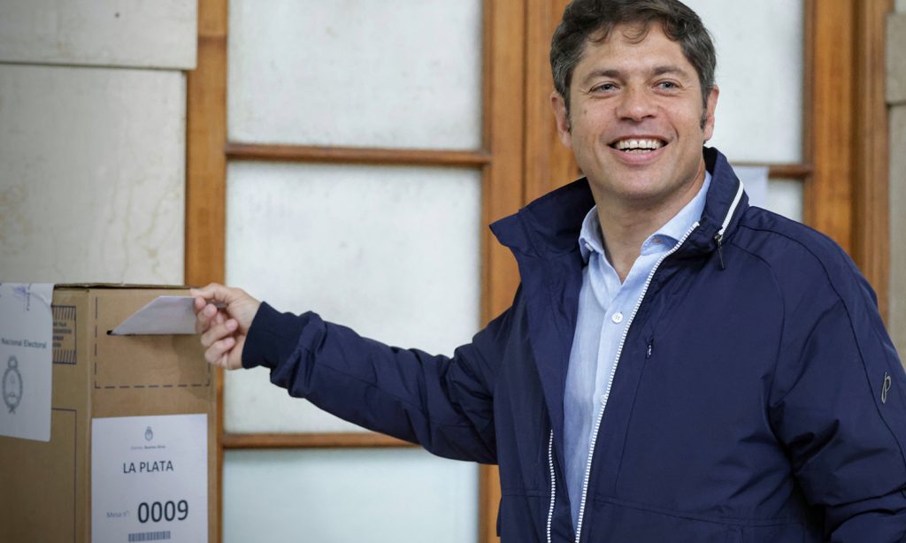 Axel Kicillof se impuso por amplio margen en la provincia de Buenos Aires y logró la reelección
