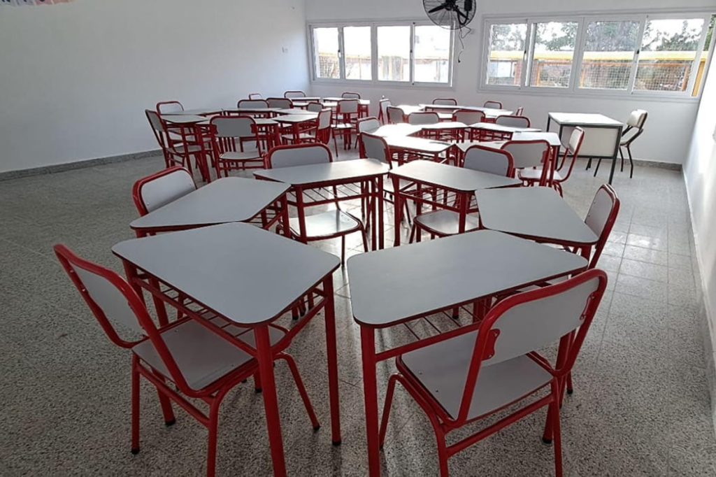 Confirmaron la habilitación de tres nuevas aulas en escuelas del departamento San Justo
