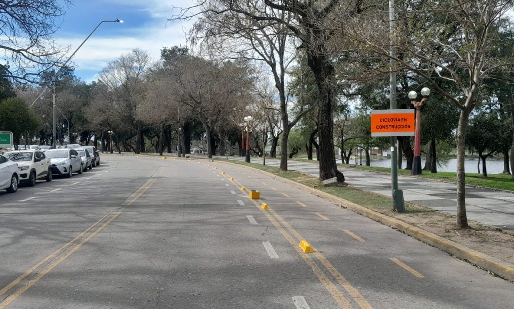 Se avanzan con las adecuaciones para la ciclovía en el sur de la ciudad de Santa Fe