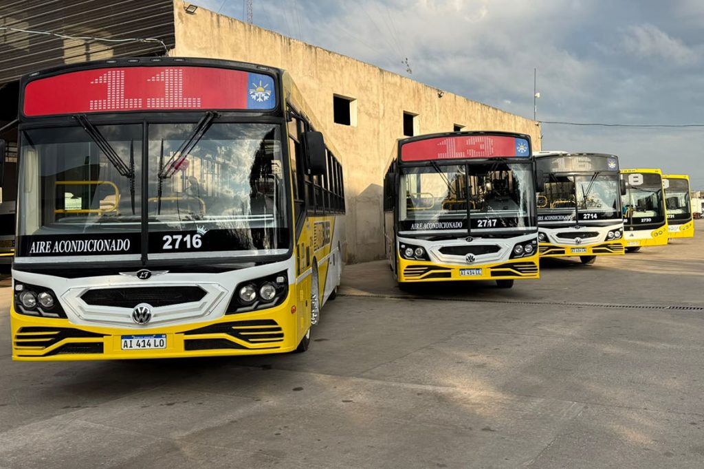 El sistema de colectivos de la ciudad de Santa Fe suma nuevas unidades para seguir mejorando el servicio