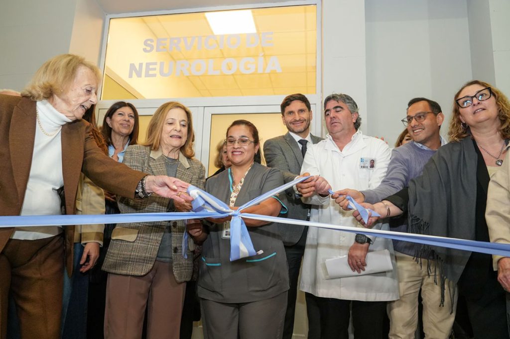 Quedó inaugurada la nueva Sala de Neurología en el Hospital Cullen de la ciudad de Santa Fe
