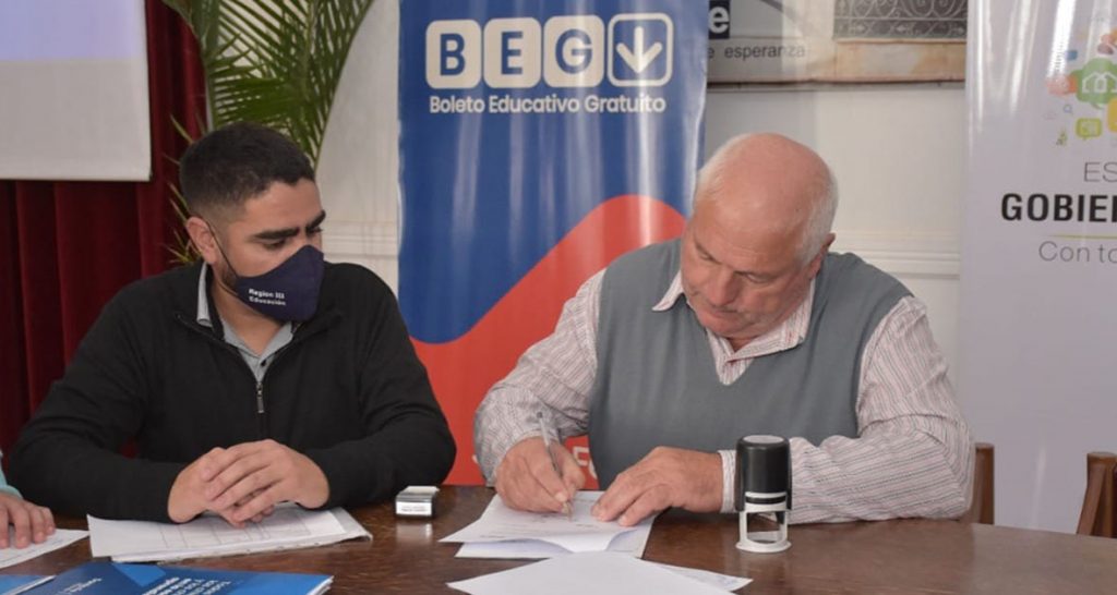 La comuna de Cululú se adhirió a la Línea de Movilidad Educativa Rural 2022