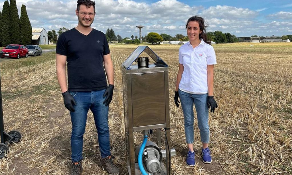 Un ingeniero del INTA Paraná desarrolló un equipo para medir la concentración de agroquímicos en el aire