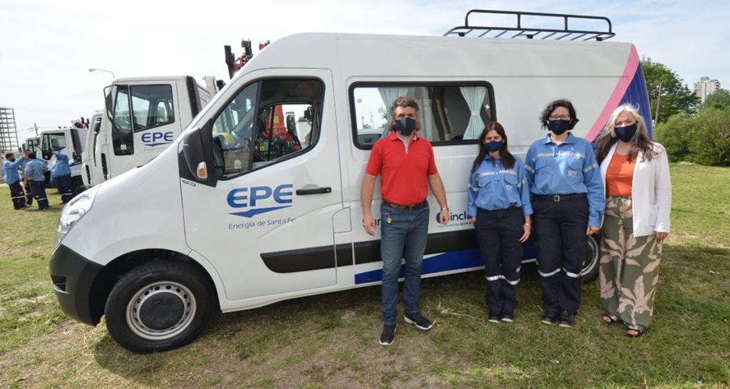La EPE incorporó camiones y utilitarios 0km para la atención del servicio eléctrico