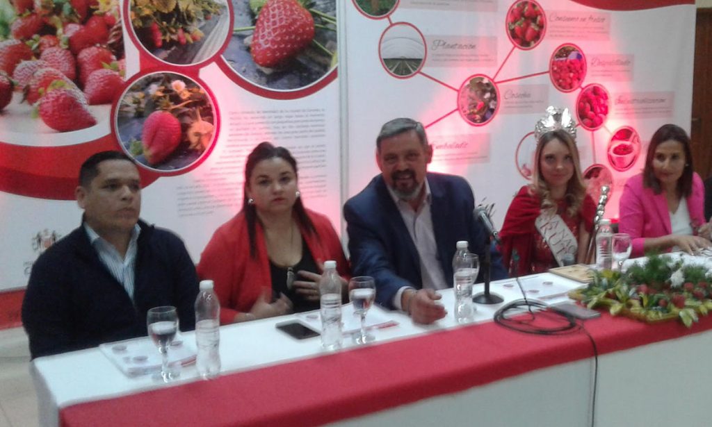 En Coronda se lanzó la edición N° 63 de la Fiesta Nacional de la Frutilla
