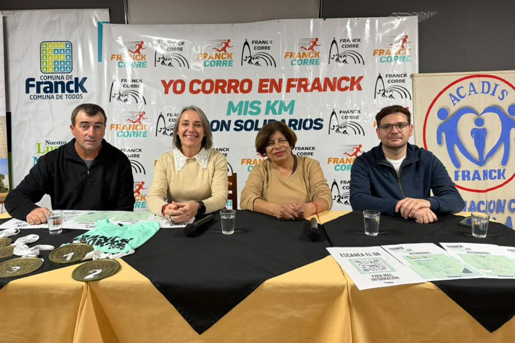 Se lanzó la edición 2026 del maratón solidario “Franck Corre”