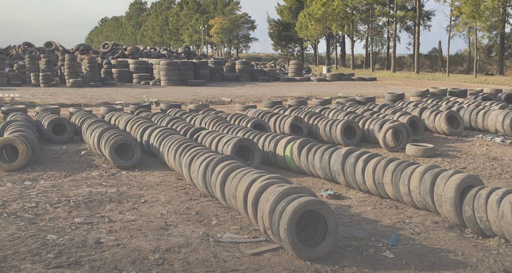 Se inició el reciclado de neumáticos en el complejo ambiental F.I.M.A. de Franck