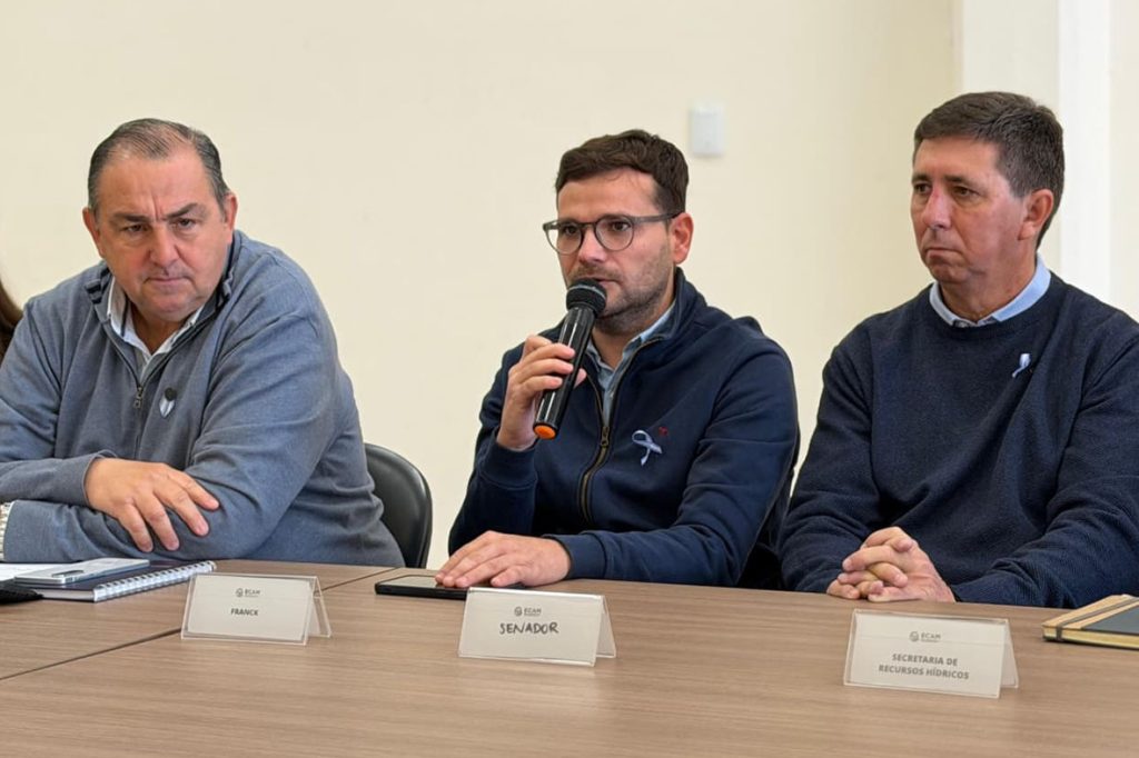 Con eje en la gestión del riesgo hídrico, el Ente de Coordinación del Área Metropolitana sesionó en Franck