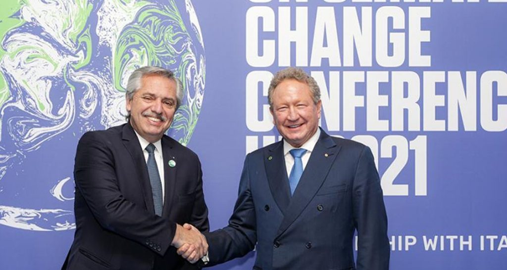 Una empresa australiana invertirá en Argentina US$ 8.400 millones para producir hidrógeno verde