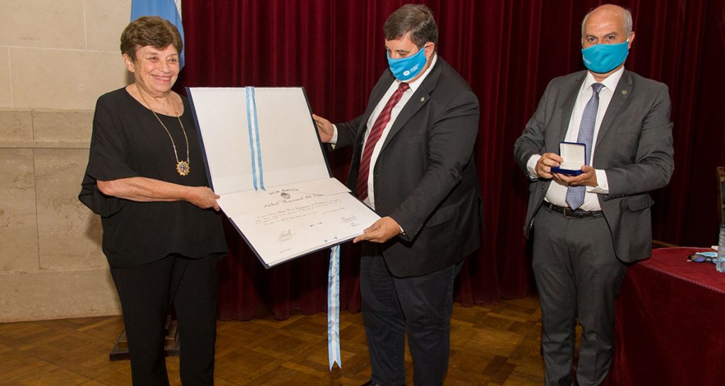 Aída Kemelmajer recibió el Doctor Honoris Causa de la Universidad Nacional del Litoral