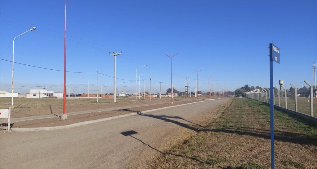 La Comuna de Humboldt concluyó las obras de mejoras en la avenida Raúl Alfonsín