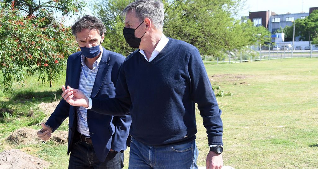 El ministro Katopodis trajo anuncios para mejorar los accesos viales a la ciudad de Santa Fe