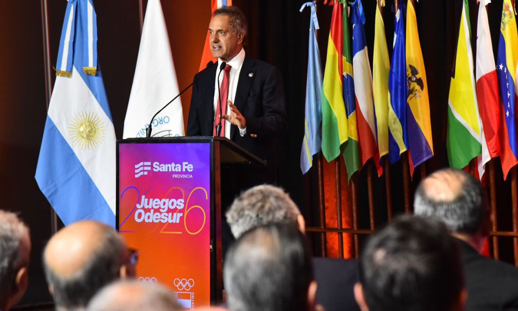 La provincia de Santa Fe invertirá 90 millones de dólares en infraestructura deportiva para los Juegos Odesur