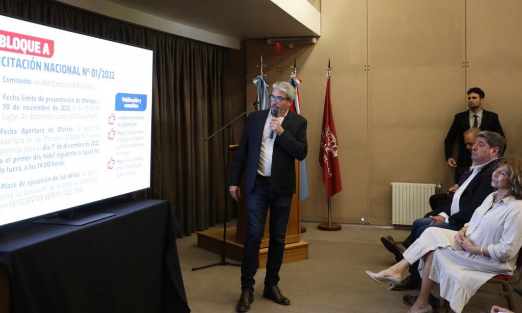 Presentaron en Santa Fe detalles de la obra del Acueducto Interprovincial
