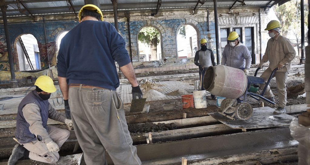 Santa Fe: la puesta en valor de la Estación Mitre presenta un avance del 50%