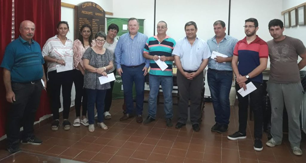 Instituciones de cinco localidades del departamento San Cristóbal recibieron aportes