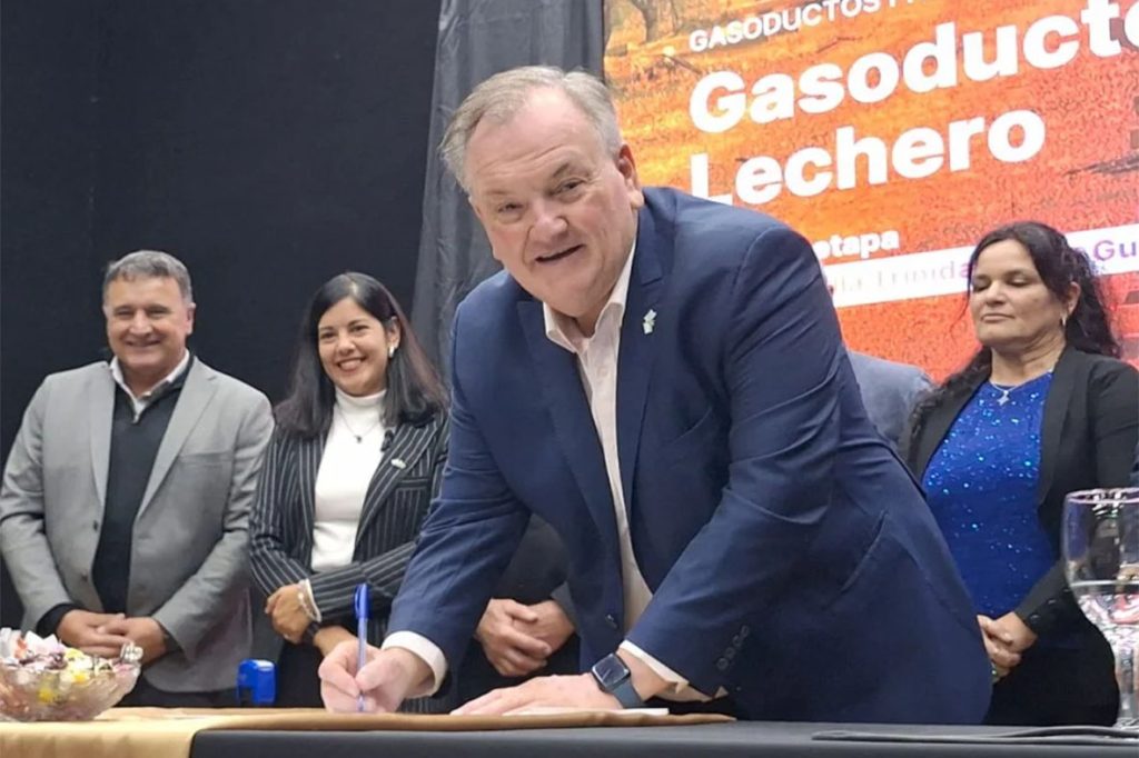 El senador Michlig anunció la apertura de sobres para la construcción de la segunda etapa del Gasoducto Lechero