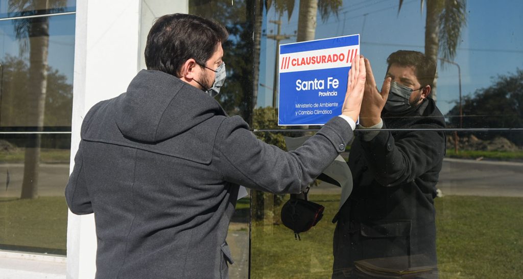 Fue clausurada una empresa del parque industrial Sauce Viejo por incumplimiento ambiental