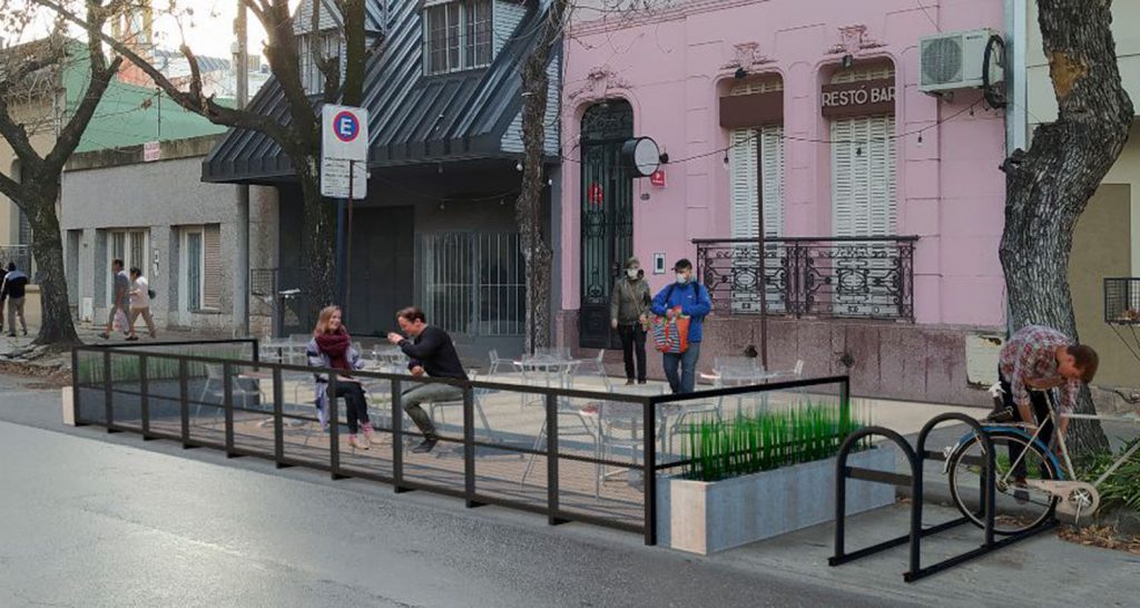 Proponen que los locales gastronómicos puedan extenderse a espacios públicos