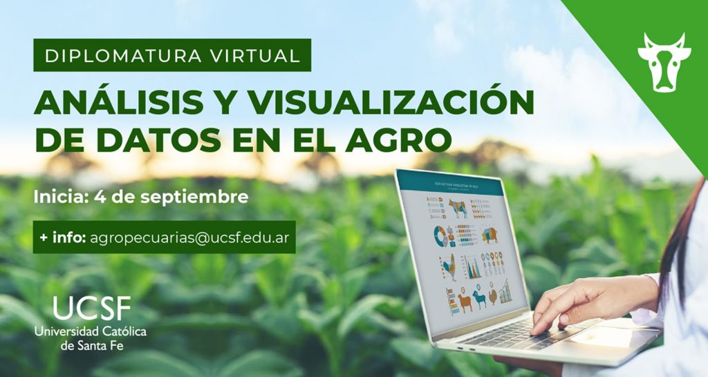 La Universidad Católica de Santa Fe ofrece una capacitación en análisis de datos para el agro
