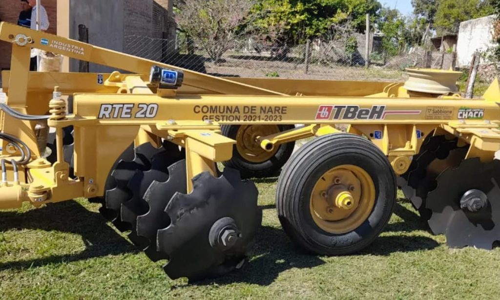 La comuna de Naré incorporó nuevas maquinarias para prestar un mejor servicio a la comunidad