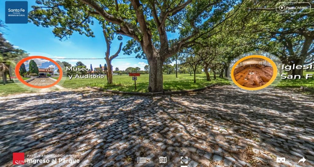 El Parque Arqueológico Santa Fe la Vieja ya se puede recorrer de manera virtual
