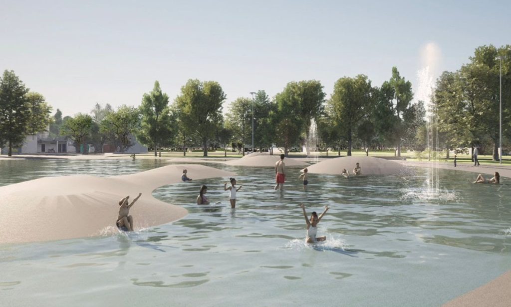 El intendente Poletti anunció que se realizará una reforma integral en el Parque Garay