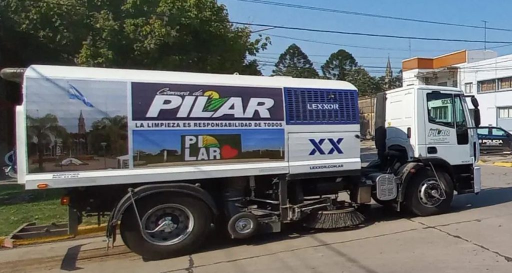 La comuna de Pilar adquirió una nueva barredora