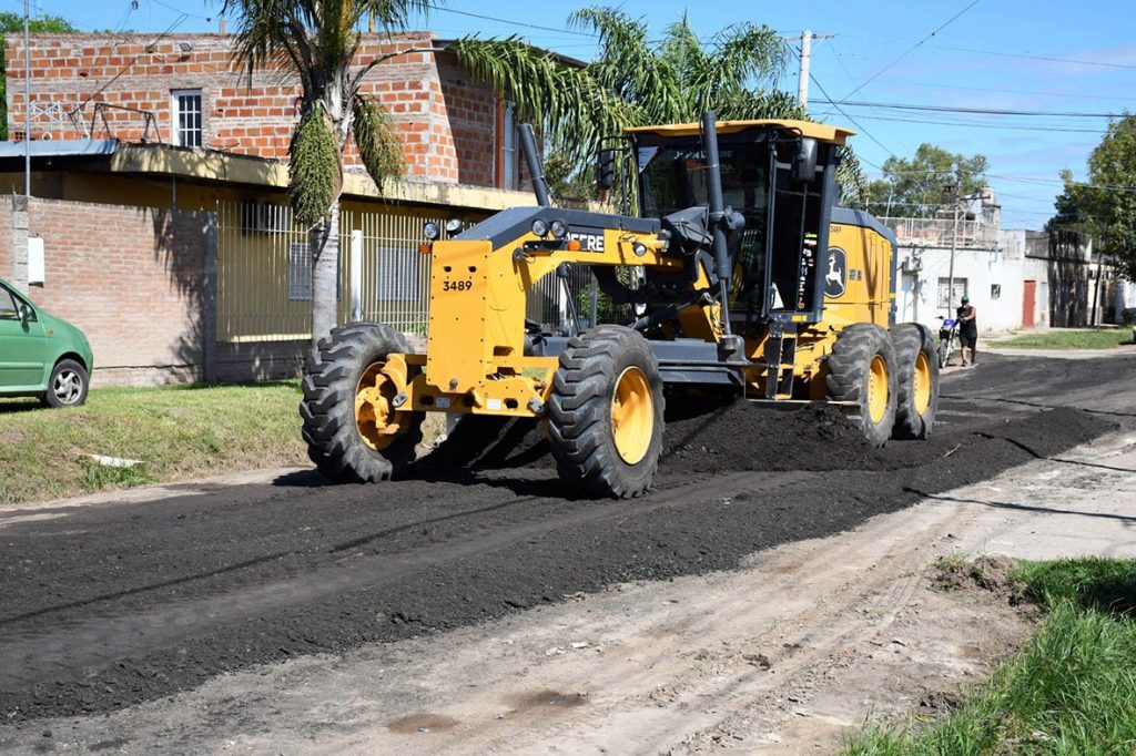 Ciudad de Santa Fe: avanza el plan de recuperación vial que se ejecuta en barrio Cabal