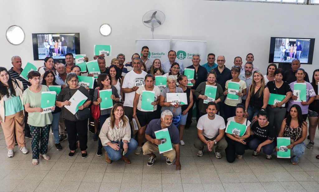 Más de 6.600 familias de la ciudad de Santa Fe ya cuentan con su registro dominial