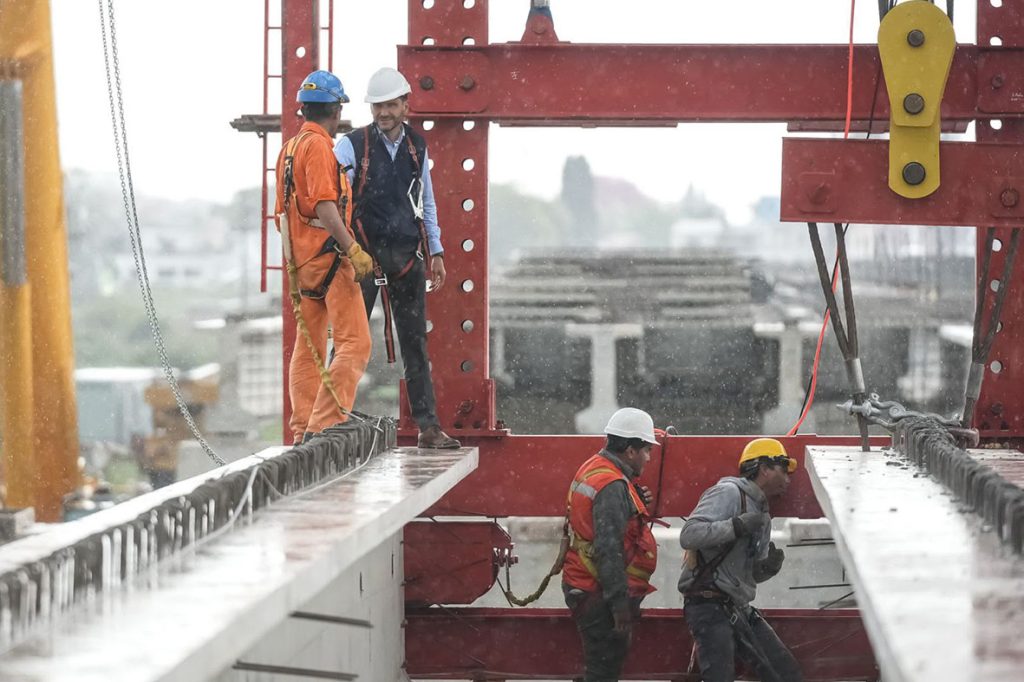 El nuevo puente Santa Fe-Santo Tomé ya cuenta con un avance del 74% y estiman finalizarlo en el primer semestre de 2027