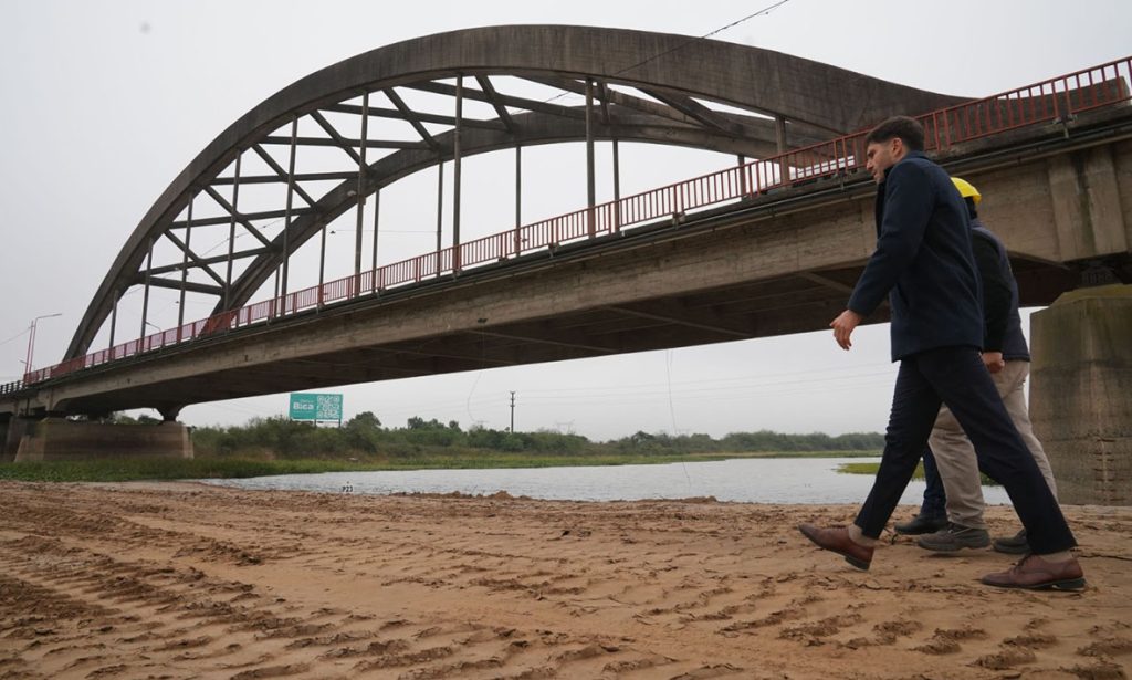 Finalizó el movimiento de suelo y ahora viene la colocación de los pilotes del nuevo Puente Santa Fe-Santo Tomé