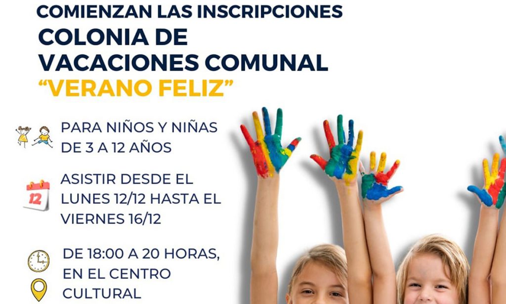 En Ramayón comenzará la inscripción para la colonia de vacaciones