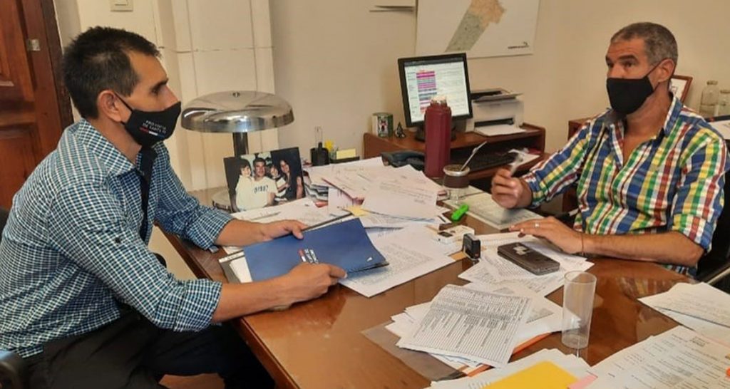 Ramayón: el presidente comunal se reunió con Carlos Kaufmann por obras y compra de herramientas