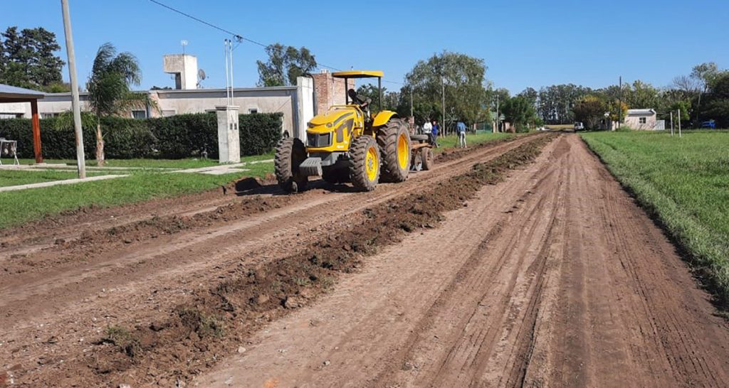 En Ramayón continúa la obra de ripiado de calles y se avanza en tres nuevas cuadras