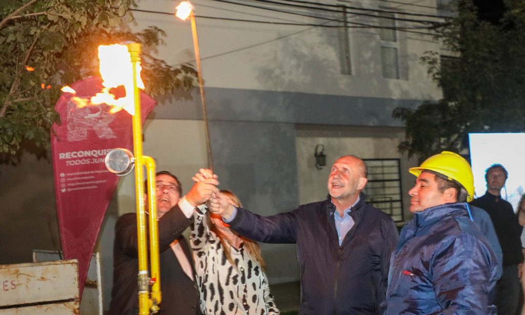 En Reconquista fueron inauguradas las obras de conexión de red de gas domiciliaria Gasoducto NEA