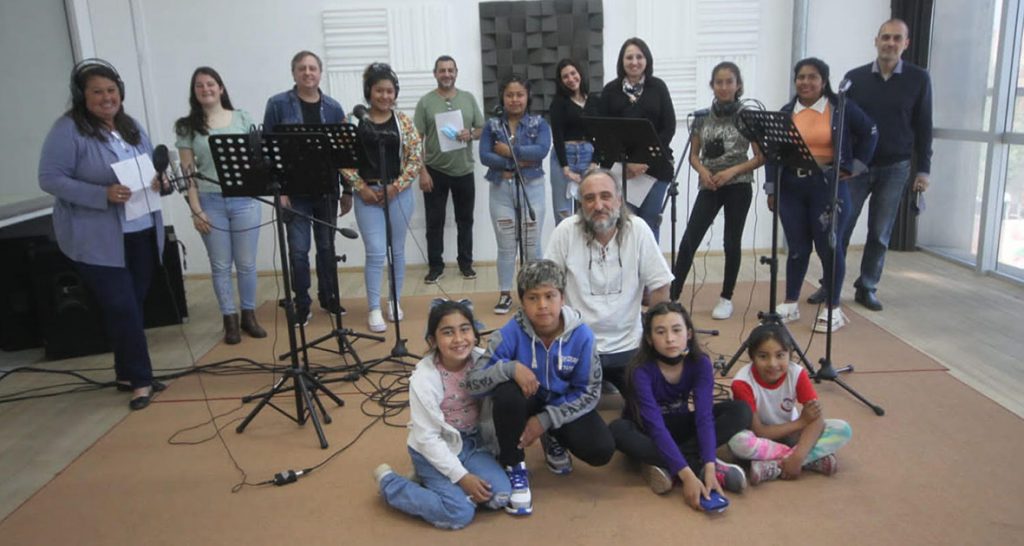Artistas locales grabaron una nueva versión del Himno a Recreo