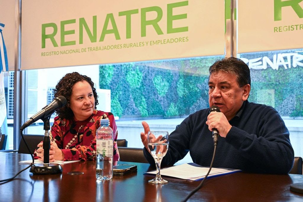 El Renatre y la OIT impulsan una guía para fortalecer la protección de trabajadores rurales migrantes temporarios en Argentina