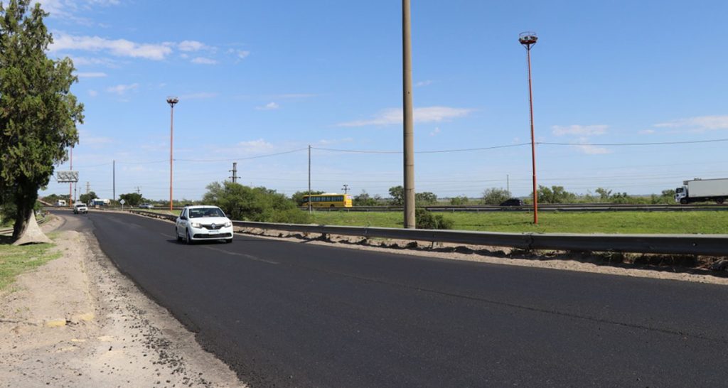 Finalizó la repavimentación del cruce entre las rutas 1 y 168 en el noreste de la ciudad de Santa Fe