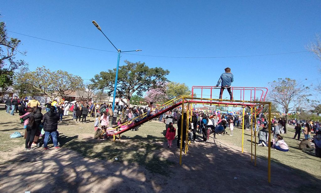 Niños y niñas de la ciudad de San Cristóbal festejaron el cierre del mes de las infancias