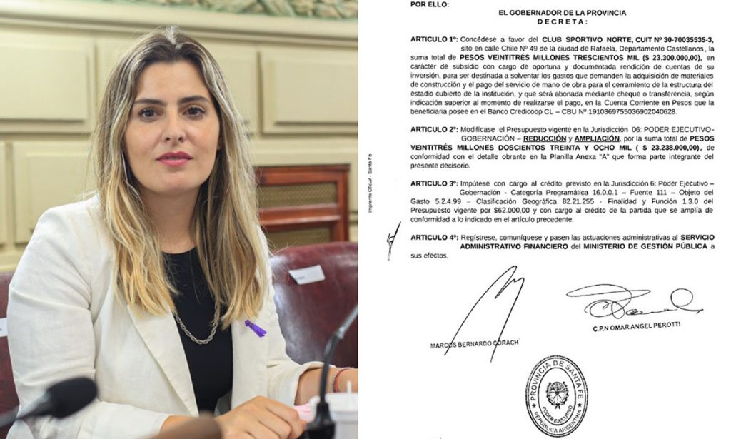 El socialismo mostró su malestar por un nuevo subsidio para el club del cual Perotti es hincha