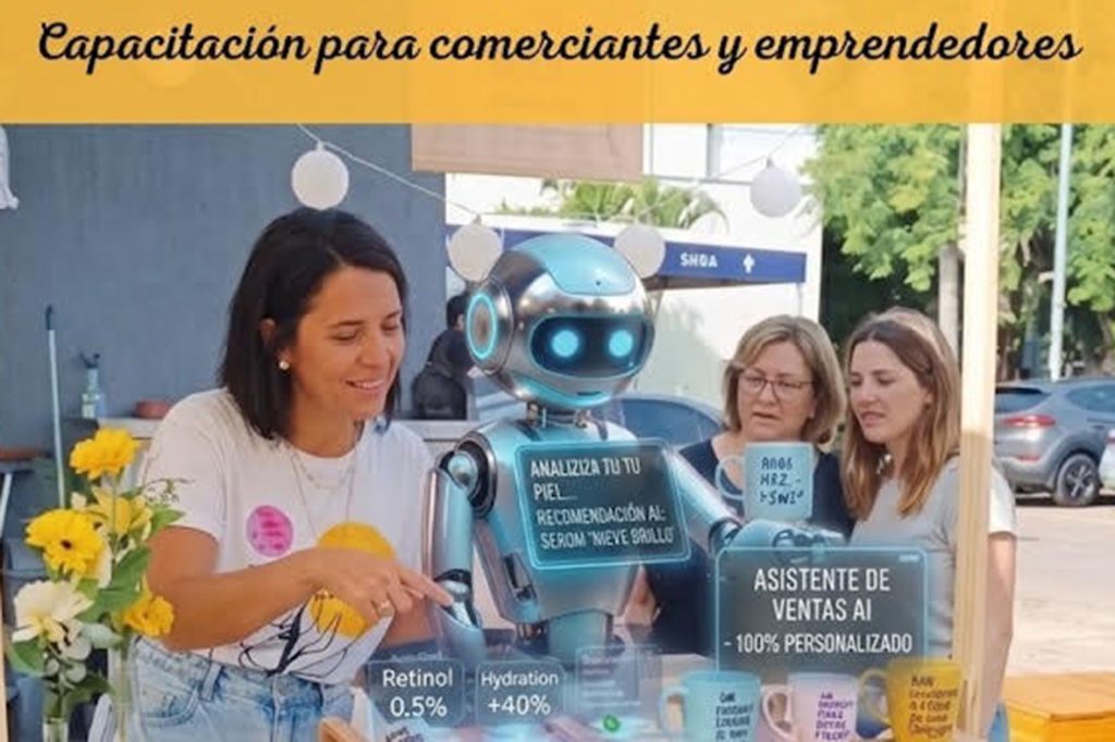 Taller en Sauce Viejo para aprender a usar herramientas digitales en los emprendimientos